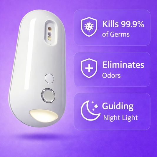 Self Cleaning UV Toilet Sanitizer & Night Light